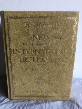 Vintage:funk And Wagnalls Comprehensive Dictionary Of The English Language