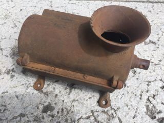 Vintage Antique Hand Crank Cast Iron Tobacco Cutter Grinder