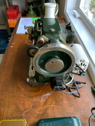 117L Bernina Zigzag Sewing Machine,  30s,  Rebuilt Motor,  All Accessories 5