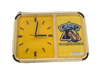 Joe Camel Cigarette Wall Clock Bar Sign Vintage 1989