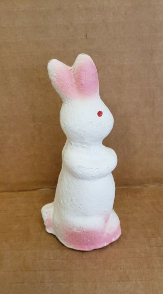 Vintage Paper Mache’ Easter Bunny Rabbit Candy Container