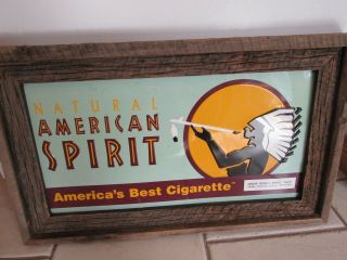 Vtg American Spirit Cigarettes 