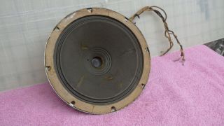 Vintage 6 " Round Electro Dynamic Speaker W/output Transformer.