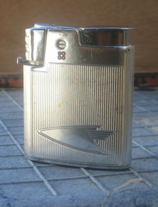 Vintage Ronson Varaflame Liteguard Butane Lighter Made In Usa Great