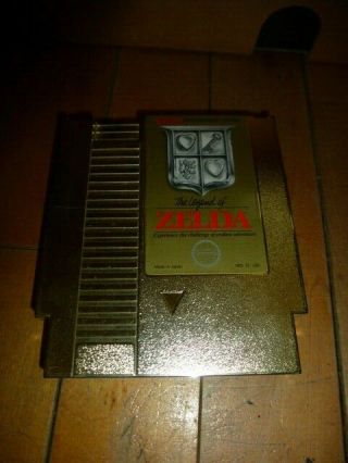 Vintage Nintendo Nes Game,  The Legend Of Zelda