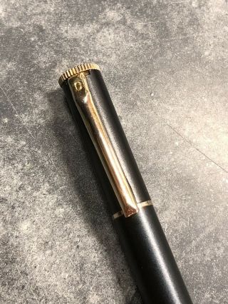 Vintage Colibri Cigar Cigarette Pipe Pen Lighter,  Black w/ Gold Cond. 2