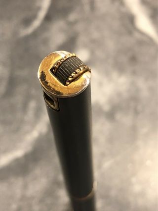 Vintage Colibri Cigar Cigarette Pipe Pen Lighter,  Black w/ Gold Cond. 3