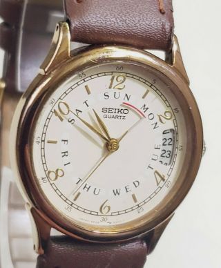 RARE,  UNIQUE Unisex Vintage 1997 Watch SEIKO 6F26 - 6009.  Midsize 2