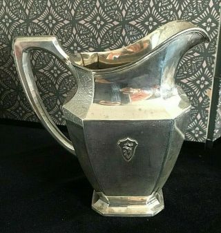 Antique Sterling Silver 2300 R.  Wallace Water Pitcher 706 G Monogram R
