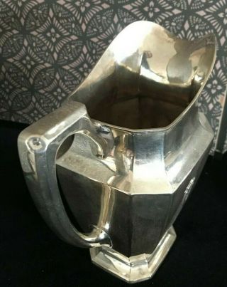 ANTIQUE STERLING SILVER 2300 R.  Wallace WATER PITCHER 706 g Monogram R 3