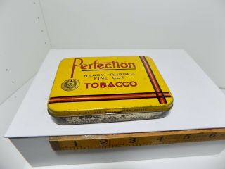 Perfection Melbourne Australia 2oz Tobacco Tin c1930s - empty 2