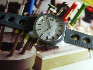 Certina Ds - 2 Vintage Watch Cal 25 - 661 Ref 5301 - 300 Jumbo Case Magirus Deutz Dial