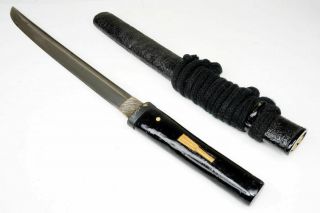 Antique Japanese Tanto Dagger Samurai Sword Katana Nihonto In Art Koshirae Mount