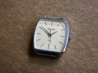 Vintage Russian (ussr) Poljot Watch,  Cal.  2609h,  17 Jewels,  Hand Winding