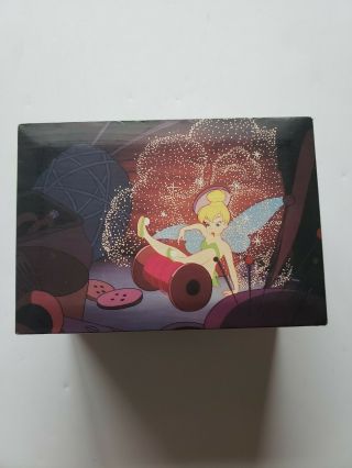 Vintage Disney Tinker Bell Peter Pan Music Jewelry Box " You Can Fly " Collectible