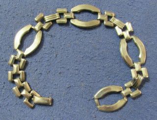 Vintage Danecraft Felch & Co Sterling Silver Link Bracelet 7 3/4 Inches