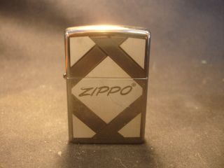 2007 Zippo Cigarette Lighter With Black Ice Logo Bradford Pa Usa