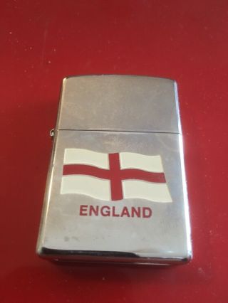 Chrome Zippo Lighter,  England,  Unstruck,  Pre Owned