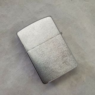 Vintage Brushed / Polished Chrome Zippo Lighter With Pilot Wings | 3