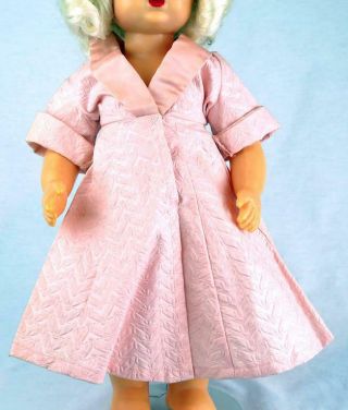 Vintage Terri Lee 16”doll Pink Robe Tagged Minty Robe Only No Doll