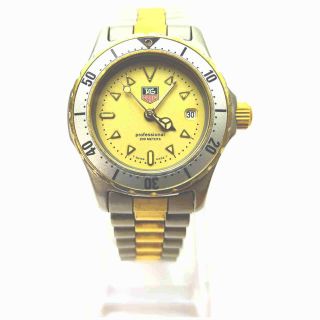 Tag Heuer Watch 974.  008f Professional Operates Normally Women 