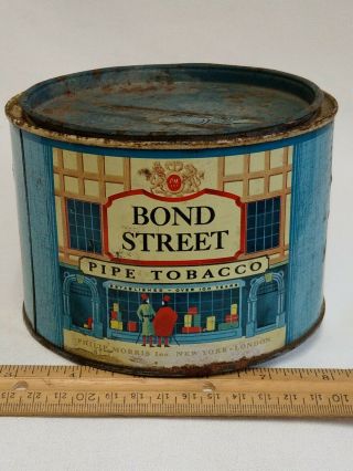5 Vtg Pipe Cigarette Tobacco Tin Boxes Holiday Prince Albert Bond Half & Half 3