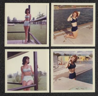 Lqqk 4 Vintage 1964 Originals,  Gorgeous Swimsuit Bathing Beauties 9