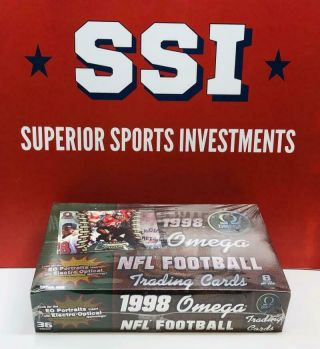 1998 Pacific Omega Football Retail Box (peyton Manning Rc?)