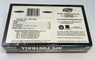1998 Pacific Omega Football Retail Box (Peyton Manning RC?) 3