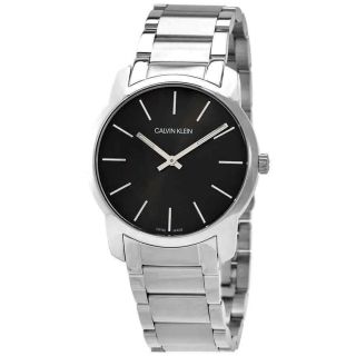 Calvin Klein City Extension Quartz Black Dial Unisex Watch K2g22143