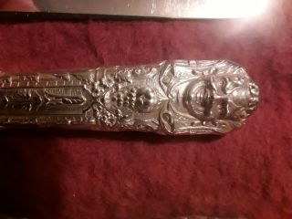 1886 Pat Nov 30 Reed & Barton Renaissance Silverplate Bacchus Knife Set Of 12