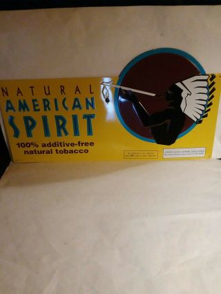 Natural American Spirit Cigarette Metal Sign10 " X20 "