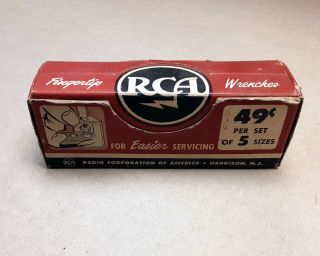 Vintage Rca Finger Tip Wrenches Set, .