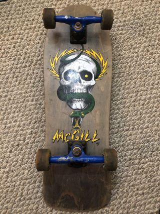 Mike Mcgill Vintage 80’s Skateboard,  Powell Peralta,  Bones Brigade