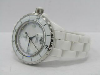 Le Chateau Women ' s White Ceramic Mother of Pearl Watch 5803 2