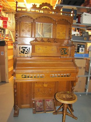 Antique Dyer Brothers Pump Organ
