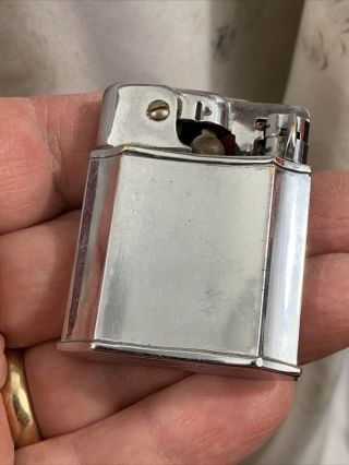 Vintage Zunder 1000 Pocket Lighter - Interesting Mechanism & Shape