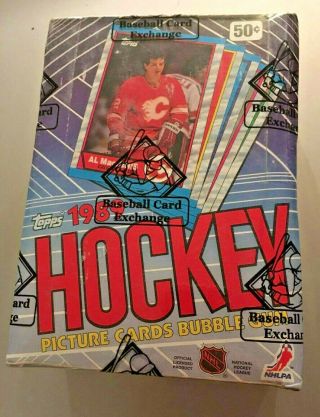 1989 Topps Hockey Bbce Wax Pack Box 36 Packs (bbce Wrapped & Authenticated)