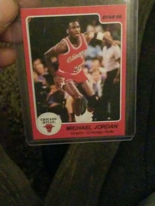 1986 Star Basketball Michael Jordan 117 Rookie Card Chicago Bulls