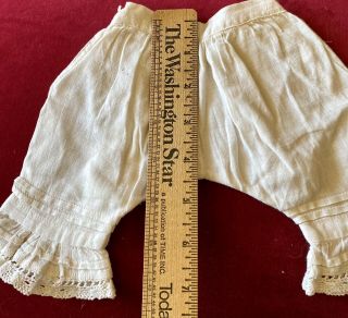 Antique Fancy Pantaloons For French / German Bisque Doll Or Vintage Doll 3