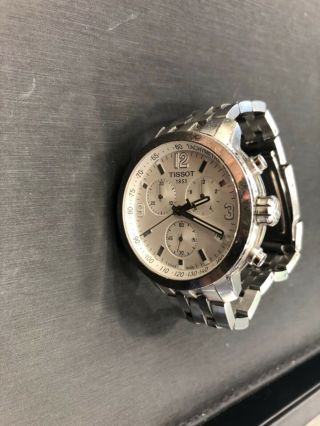 Tissot Swiss watch men’s quartz stainless steel T055417A 3