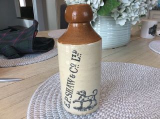 Vintage E.  P.  Shaw & Co.  Ltd.  Stoneware Bottle Circa 1800’s