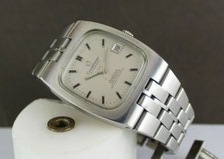 Omega Constellation Chronometer 168.  047 Stainless Steel Watch W/date.  Ca 1969