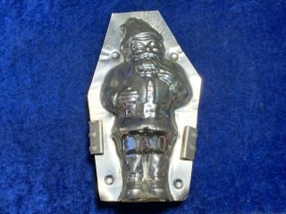 7.  5x4x2 Inch Vintage Antique Santa Claus Baking Cooking Mold Chocolate Cakes