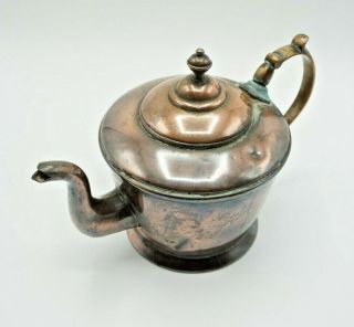 Vintage / Antique Copper Teapot Stunning (very Hard To Find)
