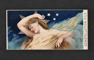 Constellation Girls: Fly: A.  T.  C.  Tobacco Cigarette Card C.  1894: Scarce