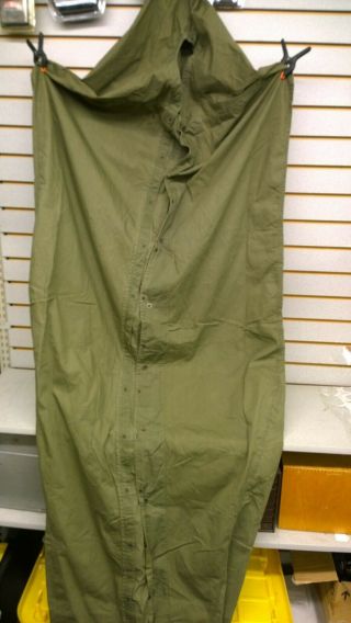 Vintage U.  S.  Military M - 1945 Water Repellent Bivy Sleeping Bag Cover