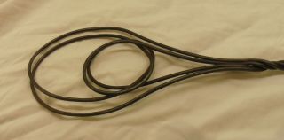 Vintage KLEEN - E - ZE Carpet rug beater,  metal with wooden handle,  patented 1928 3