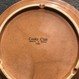 Vintage Cooks Club Apple Slices Ceramic 12 