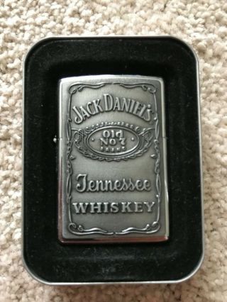 Vintage Jack Daniels 2000 Xvi Zippo Lighter Pre - Owned Made In Usa